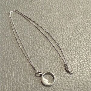 Tiffany & Co. Sterling Silver Man on the Moon Necklace